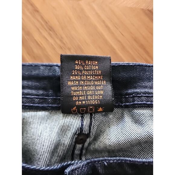 Genetic Denim Jeans The Riley Bootcut DNA Dark Wash 34×30 Lowrise Rodeo Cowboy - Picture 5 of 7